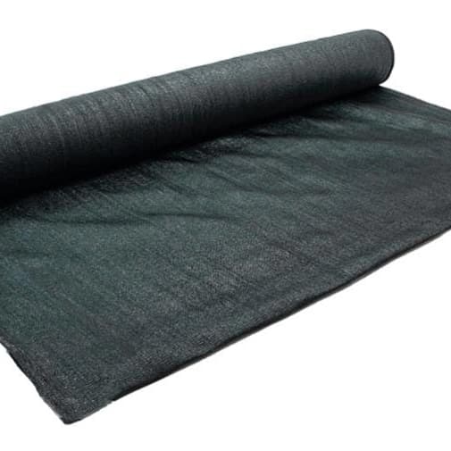 Roll of black agricultural shade net